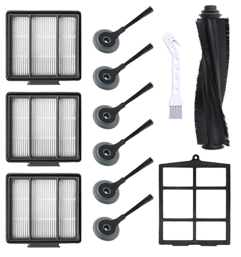 Mochenli Replacement Parts for Shark ION Robot AV751 AV752 AV753 S87 R85 RV850, RV850WV Vacuum Cleaner Accessory Kit Pack of 6 Side Brushes,3 HEPA Filters,1 Primary Filter,1 Main Brush - Image 1
